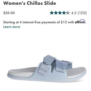 Chaco Chillos slide size 7